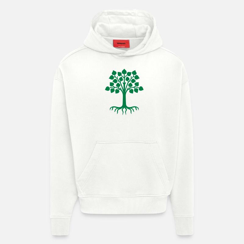 Baum Wald Natur - Hoodie- made by SPREAD  - OFF WHITE