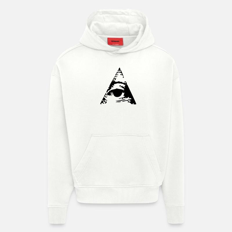 Pyramide - Hoodie- made by SPREAD  - OFF WHITE