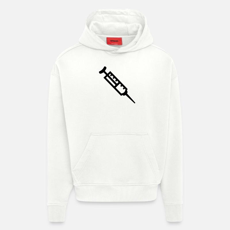 Spritze - Hoodie- made by SPREAD  - OFF WHITE
