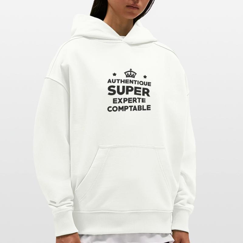 Expert Comptable / Comptabilité / Comptable / Sweat à capuche bio épais oversize fabriqué en UE