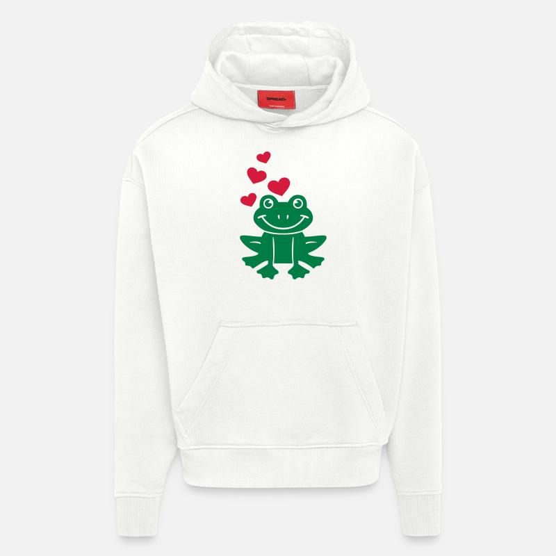 Frosch - Hoodie- made by SPREAD  - OFF WHITE