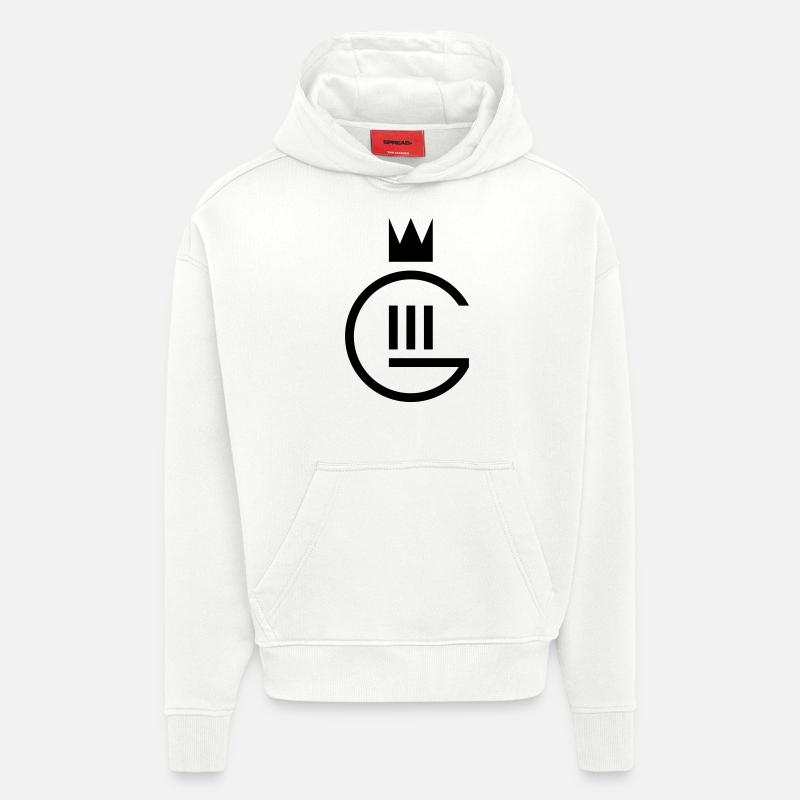 Monogramm Gustaf III. - Hoodie- made by SPREAD  - OFF WHITE