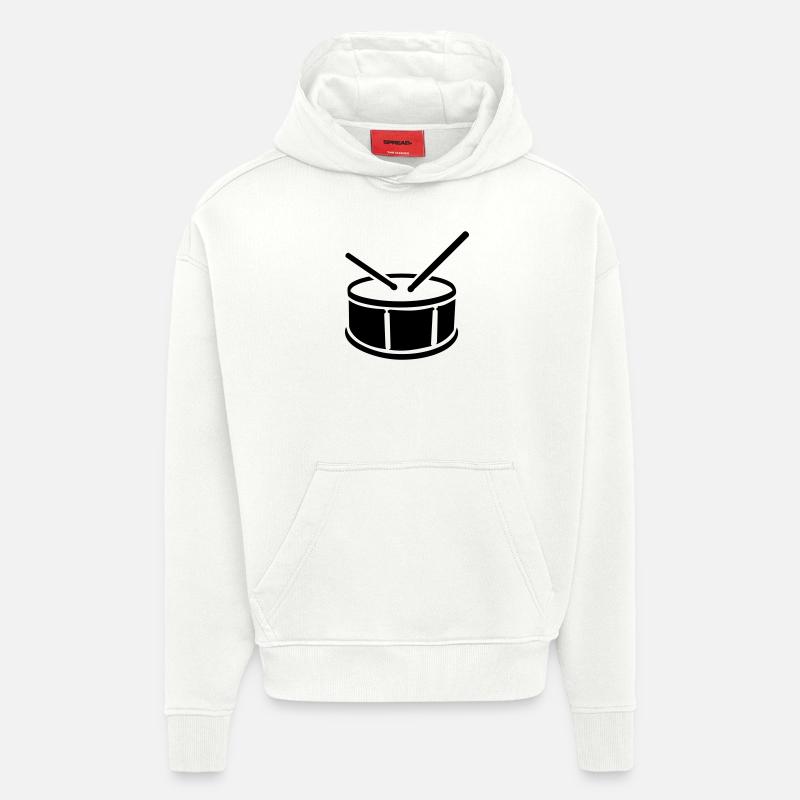 Trommel - Hoodie- made by SPREAD  - OFF WHITE