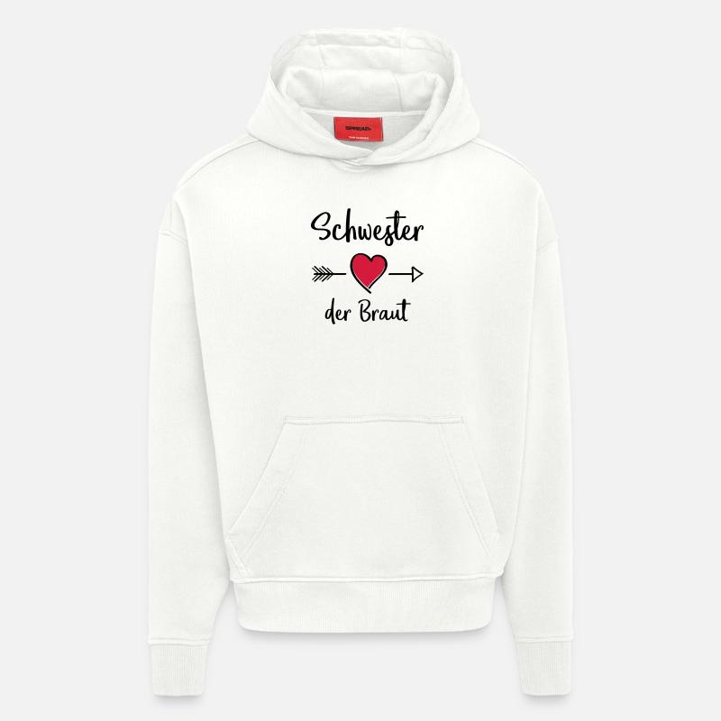 schwester der braut - Hoodie- made by SPREAD  - OFF WHITE