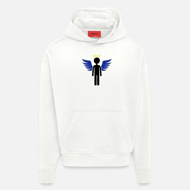 Engel - Heavyweight oversized organic hoodie made in EU - OFF WHITE