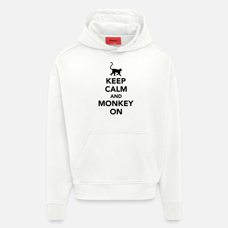 Affe - Hoodie- made by SPREAD  - OFF WHITE