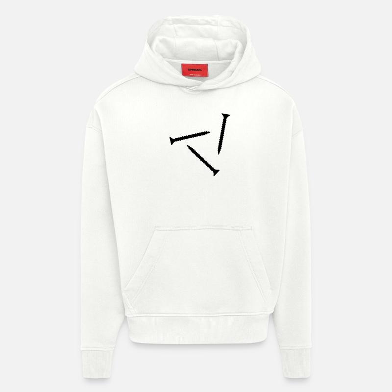 Schraube - Hoodie- made by SPREAD  - OFF WHITE