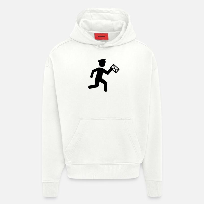Briefträger - Hoodie- made by SPREAD  - OFF WHITE