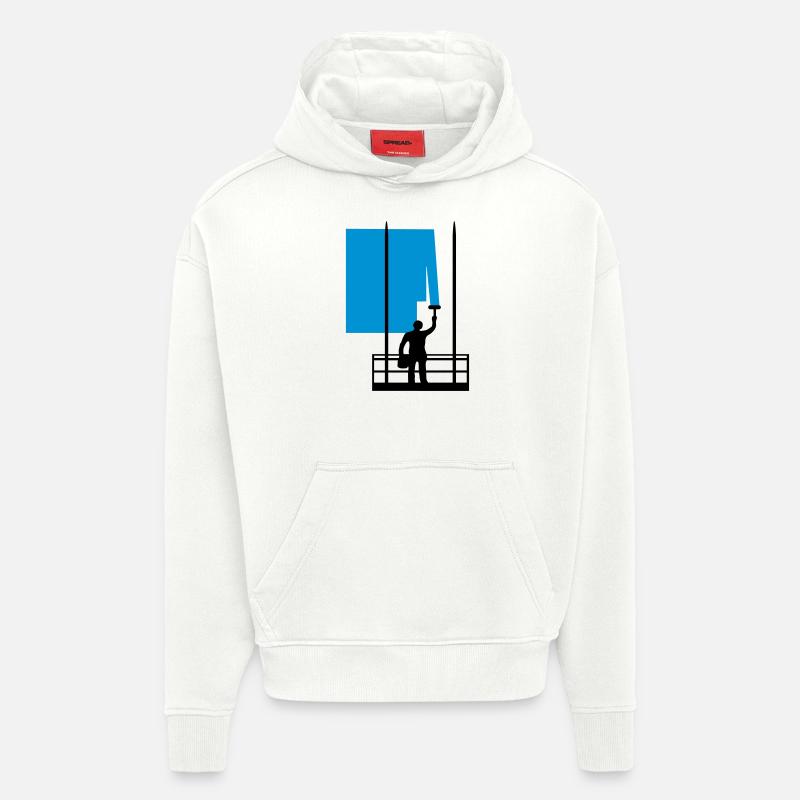 house painter mc184 - Hoodie- made by SPREAD - OFF WHITE