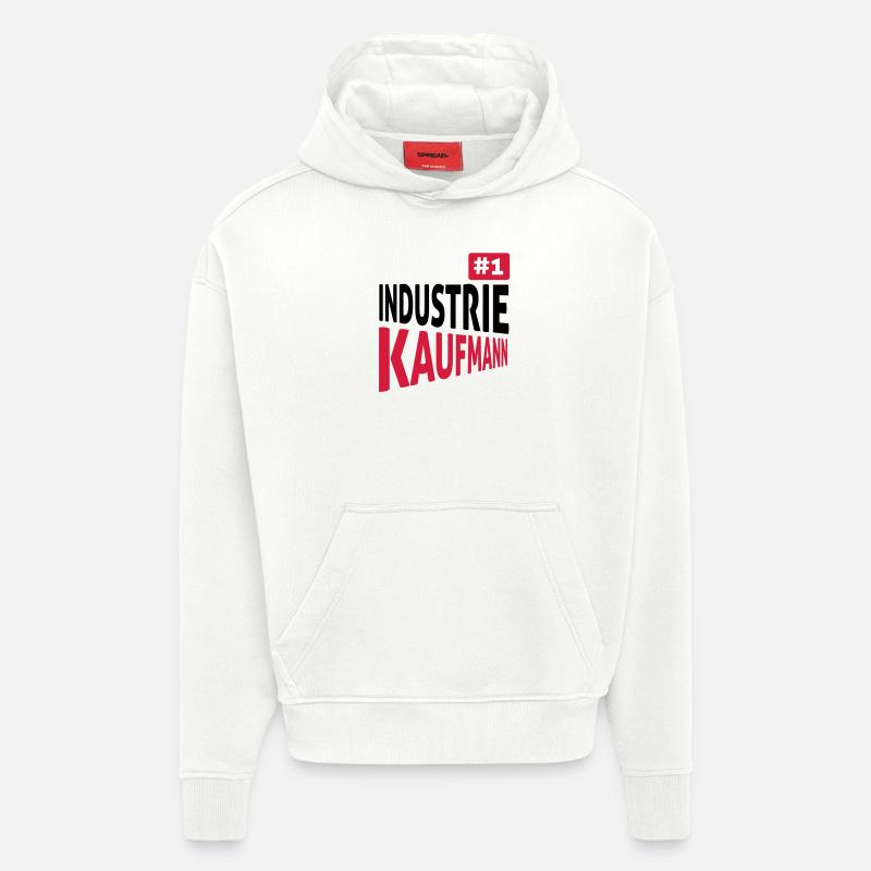 Industriekaufmann - Hoodie- made by SPREAD - OFF WHITE