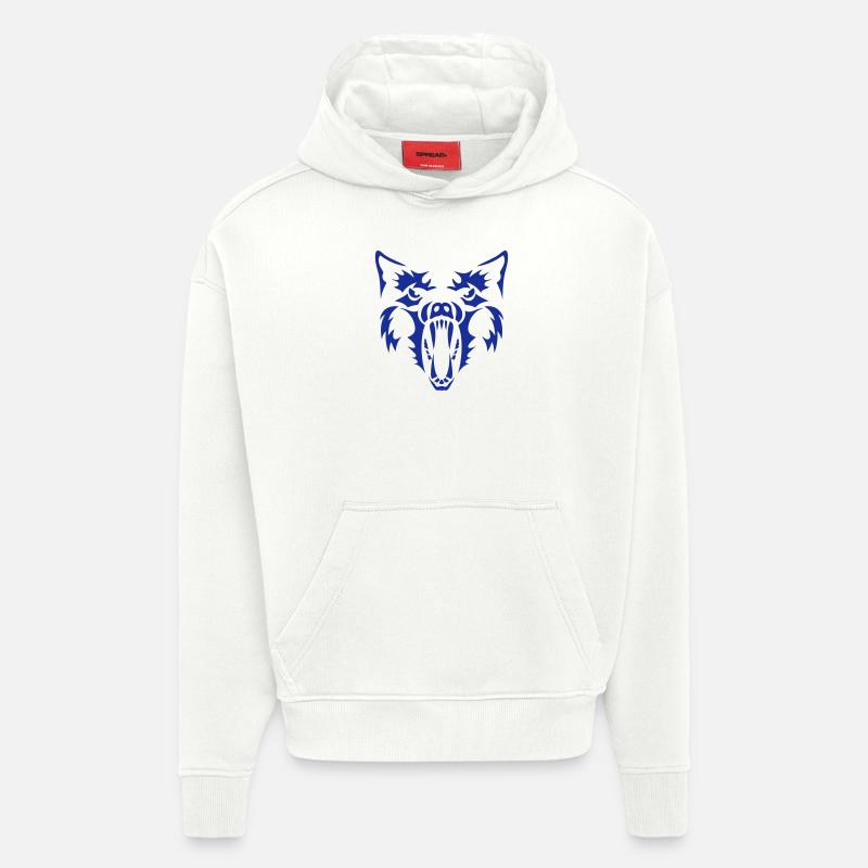 Wolf Werwolf Werwolf 3 - Hoodie- made by SPREAD  - OFF WHITE
