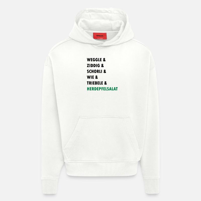 badisch - Hoodie- made by SPREAD  - OFF WHITE