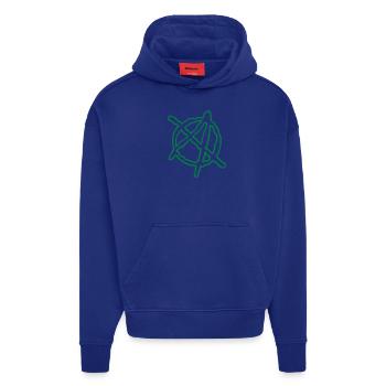 Anarchie Umriss Handgezeichnet - Hoodie- made by SPREAD  - OFF WHITE - Vorne
