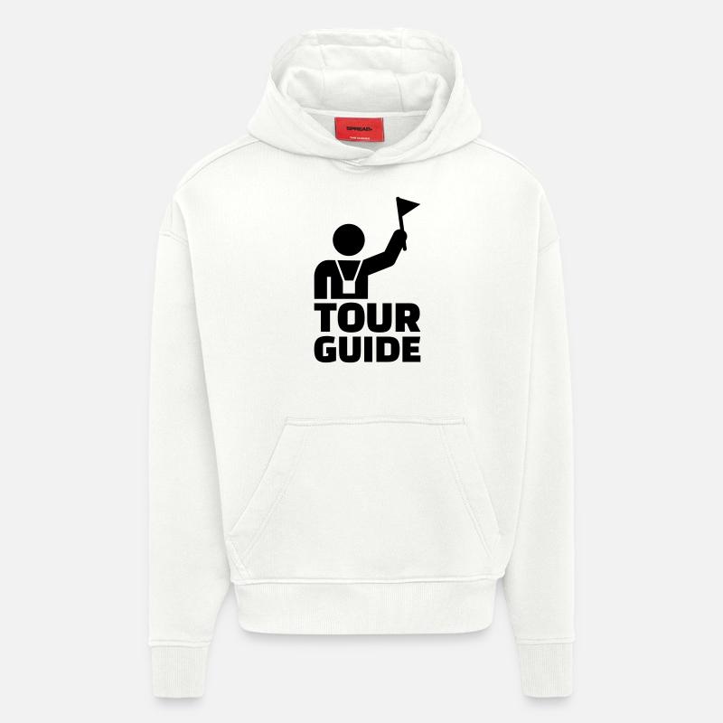 Reiseleiter - Hoodie- made by SPREAD  - OFF WHITE