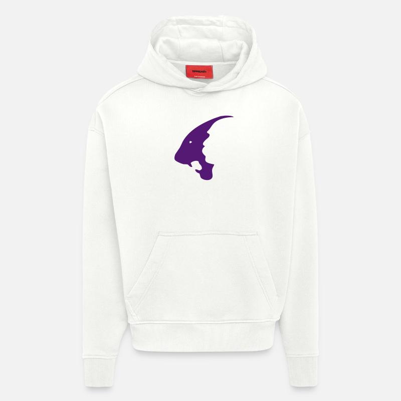 Tiger Greis Schnurrbart - Hoodie- made by SPREAD  - OFF WHITE