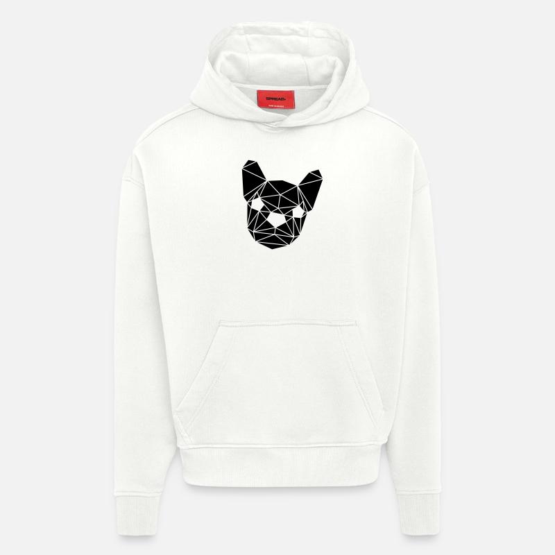 French Bully Poly - Hoodie- made by SPREAD  - OFF WHITE