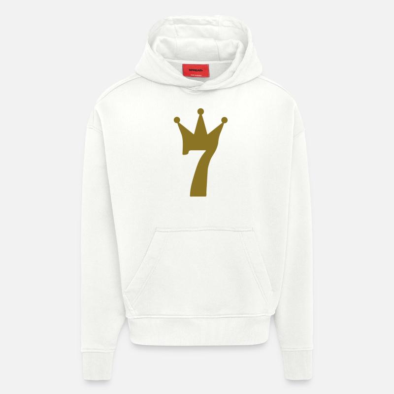 7 krone c1w7 - Hoodie- made by SPREAD  - OFF WHITE