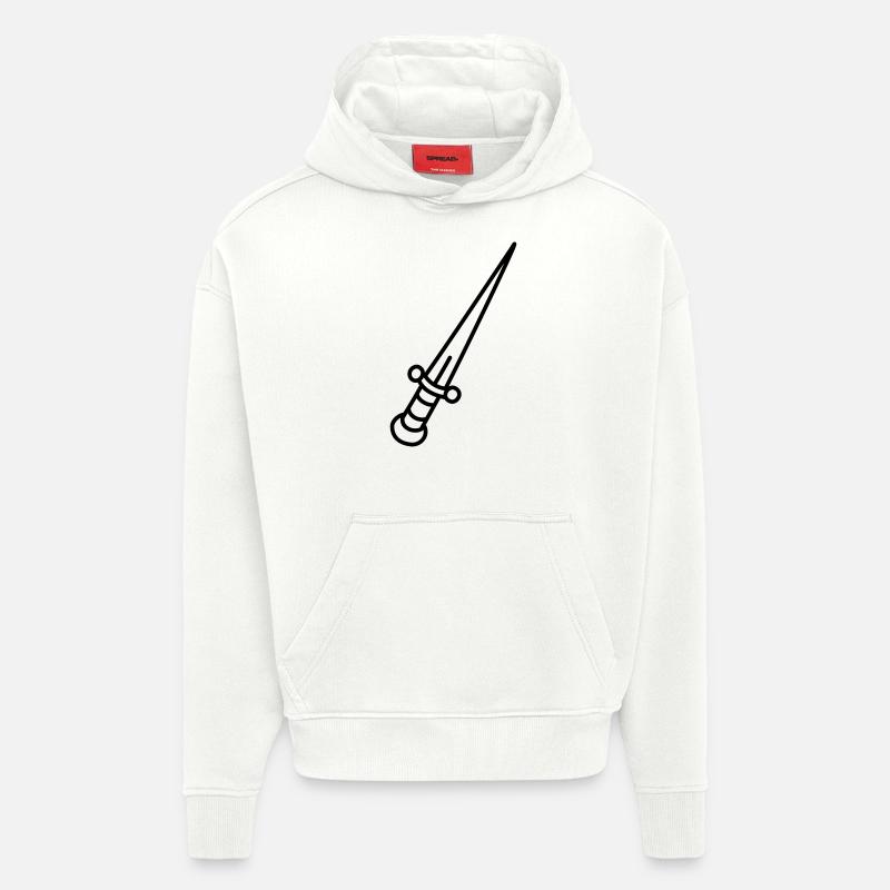 Messer - Hoodie- made by SPREAD  - OFF WHITE