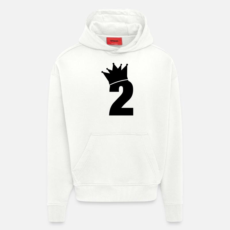 2_krone_f1 - Hoodie- made by SPREAD  - OFF WHITE