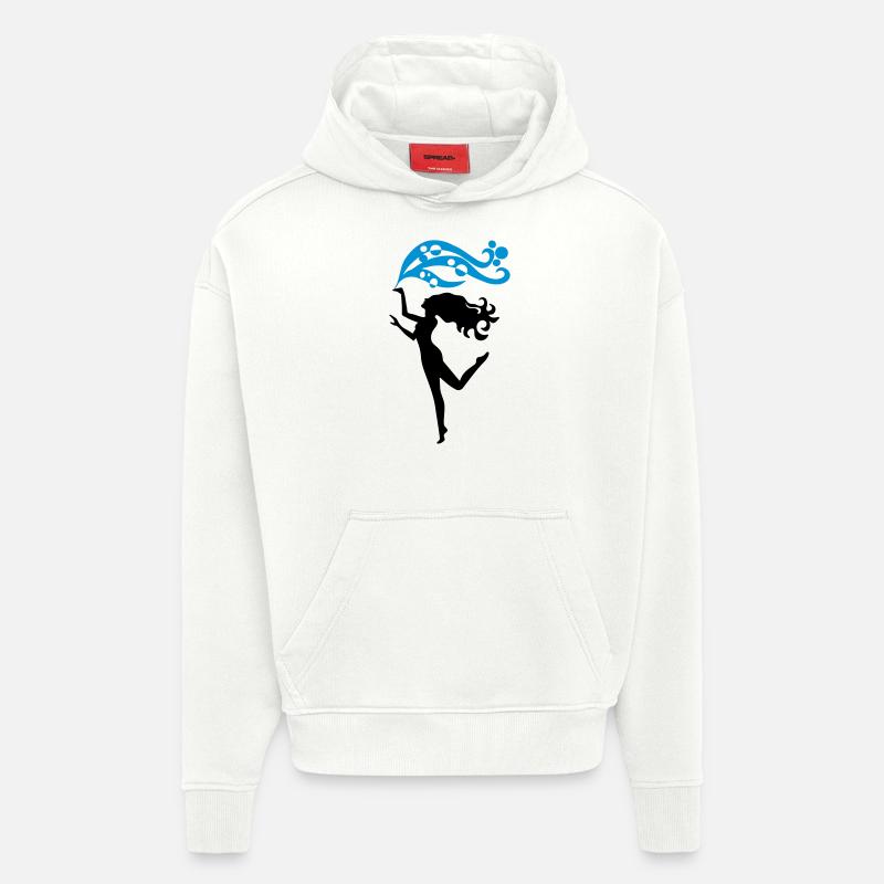 Sublima - Tänzerin - Hoodie- made by SPREAD  - OFF WHITE