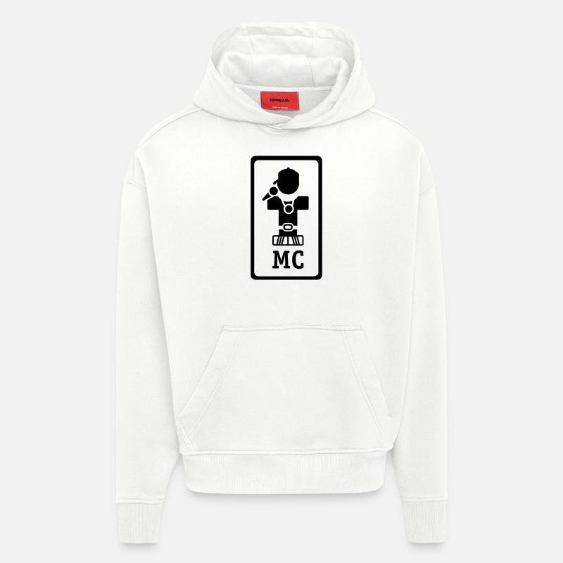 imc_1farb - Hoodie- made by SPREAD  - OFF WHITE