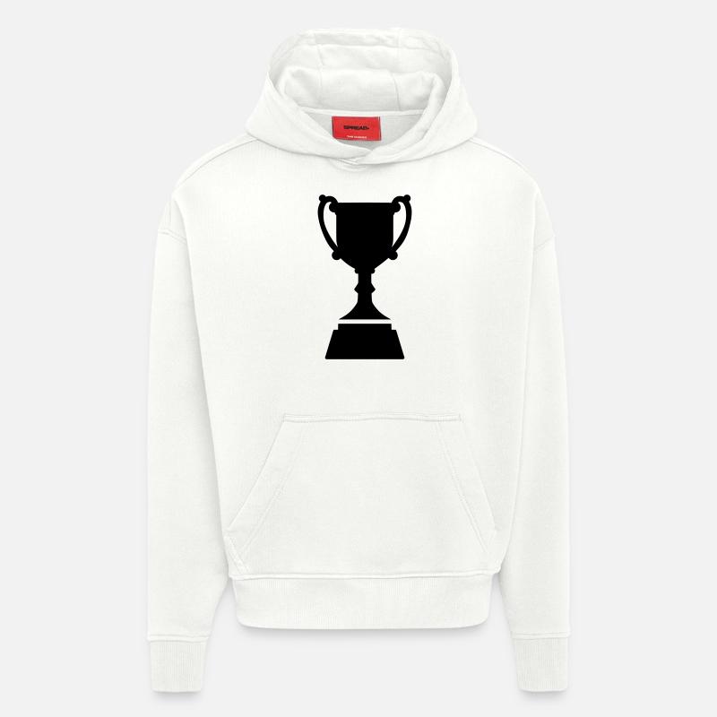 Trophy - Hoodie- made by SPREAD  - OFF WHITE