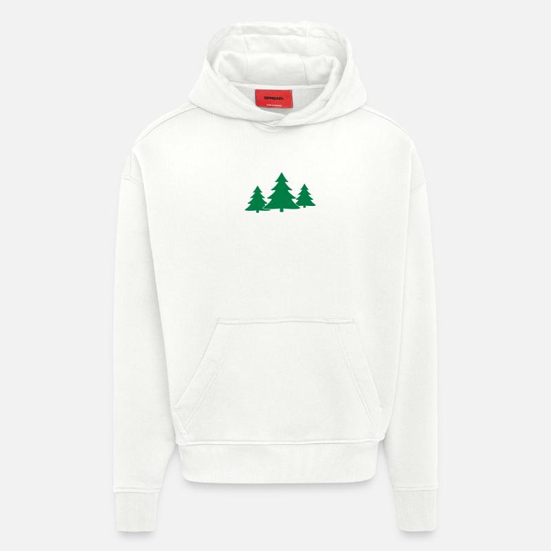 Tannenbaum, Gruppe - Hoodie- made by SPREAD  - OFF WHITE