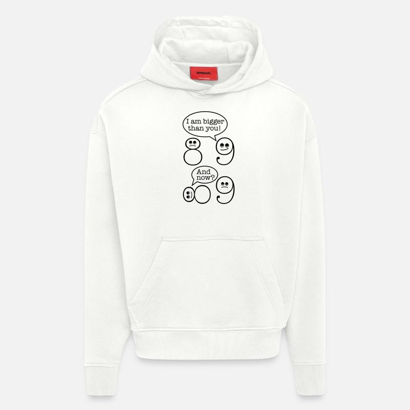 Mathematik - Hoodie- made by SPREAD  - OFF WHITE