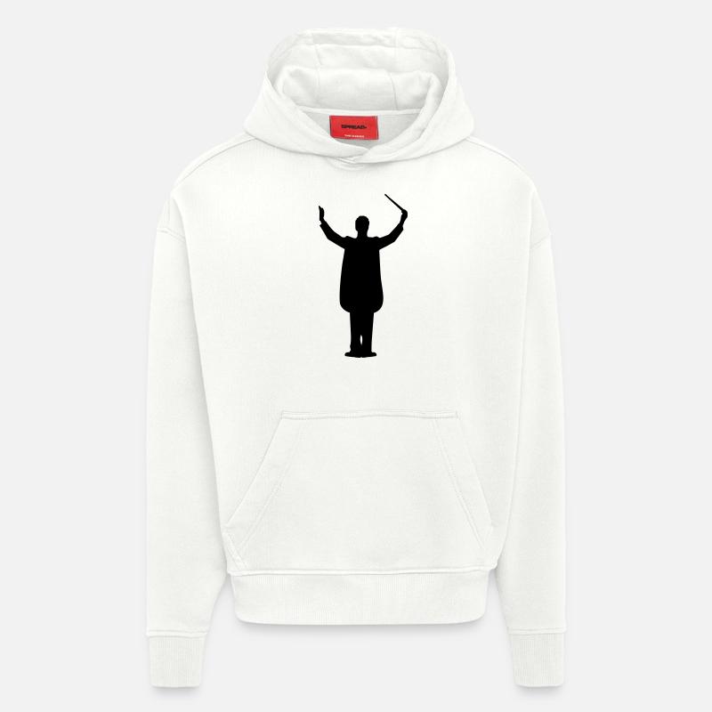 Dirigent - Hoodie- made by SPREAD  - OFF WHITE
