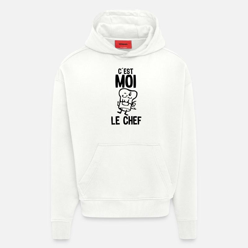 das ist mir Hauben-Koch cooked - Hoodie- made by SPREAD  - OFF WHITE