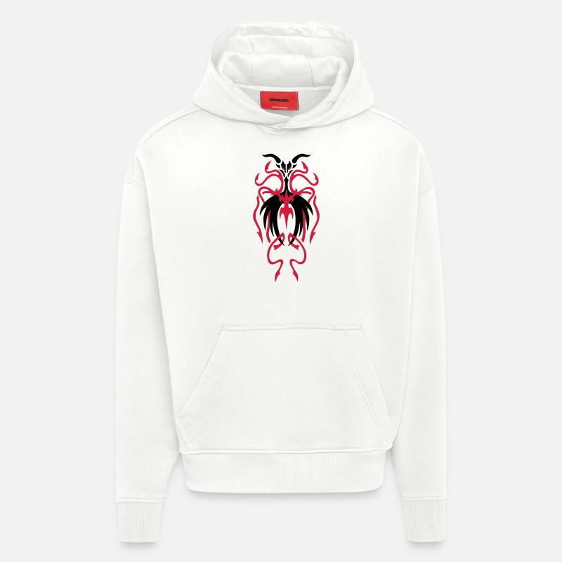 devil - Hoodie- made by SPREAD  - OFF WHITE