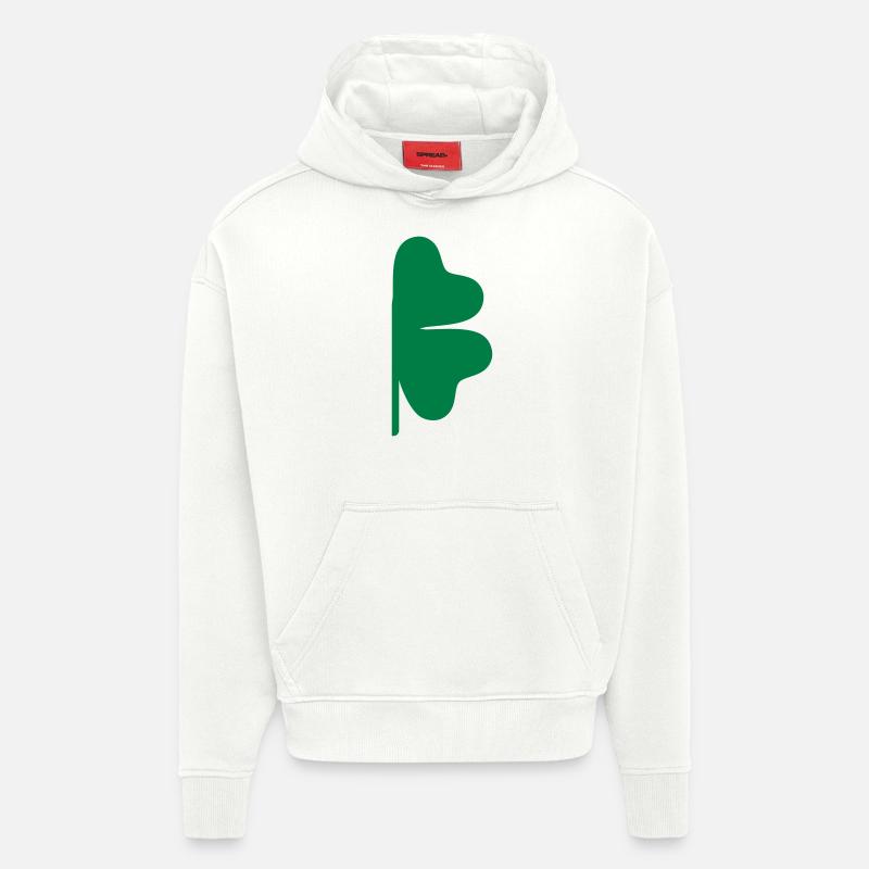Kleeblatt - Hoodie- made by SPREAD  - OFF WHITE