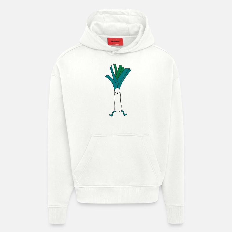 Lauchmann - Hoodie- made by SPREAD  - OFF WHITE