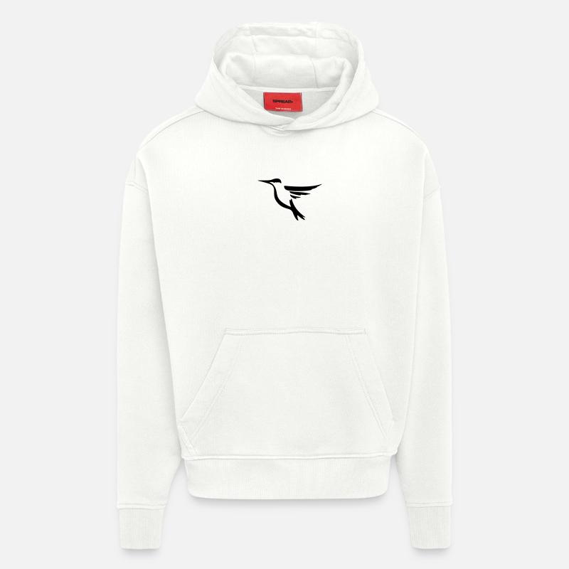 Kolibri 2 - Vogel Geschenk Geschenkidee - Hoodie- made by SPREAD  - OFF WHITE