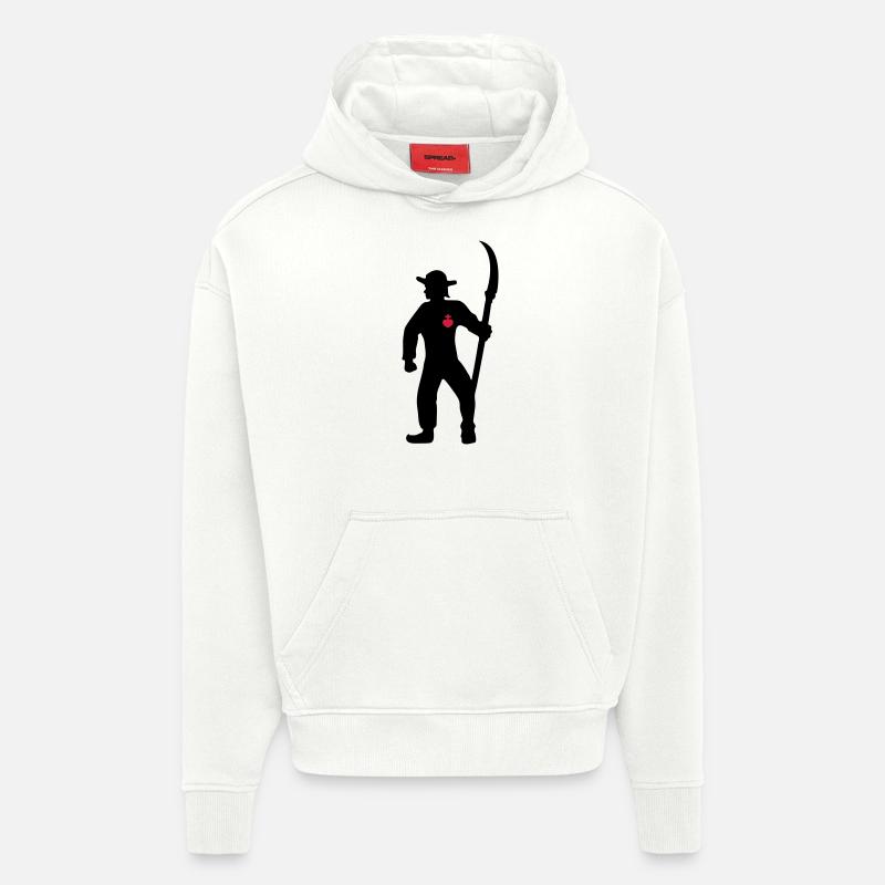 Bauer Bauer aus der Vendée - Hoodie- made by SPREAD  - OFF WHITE