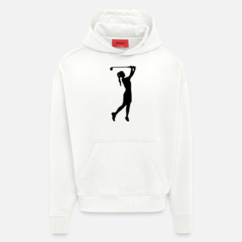 golferin - Hoodie- made by SPREAD  - OFF WHITE