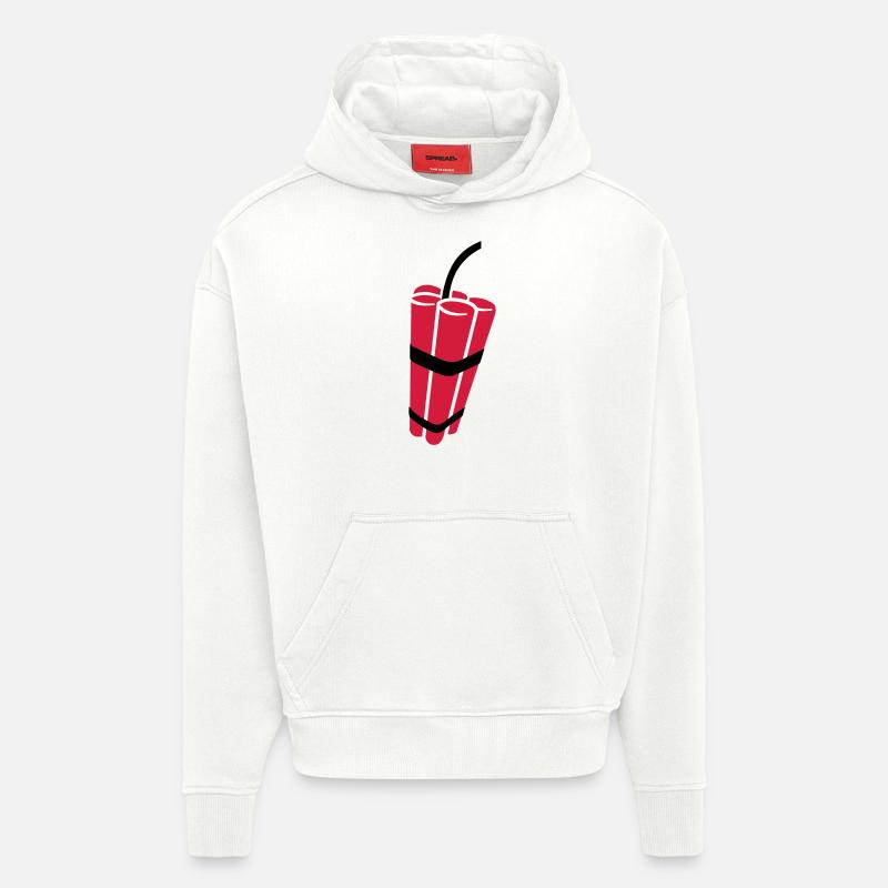Dynamite - Hoodie- made by SPREAD  - OFF WHITE