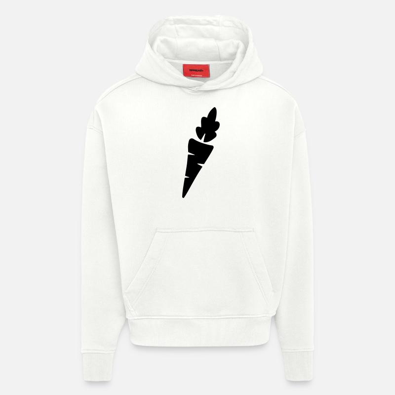 karotte / carrot - Hoodie- made by SPREAD - OFF WHITE