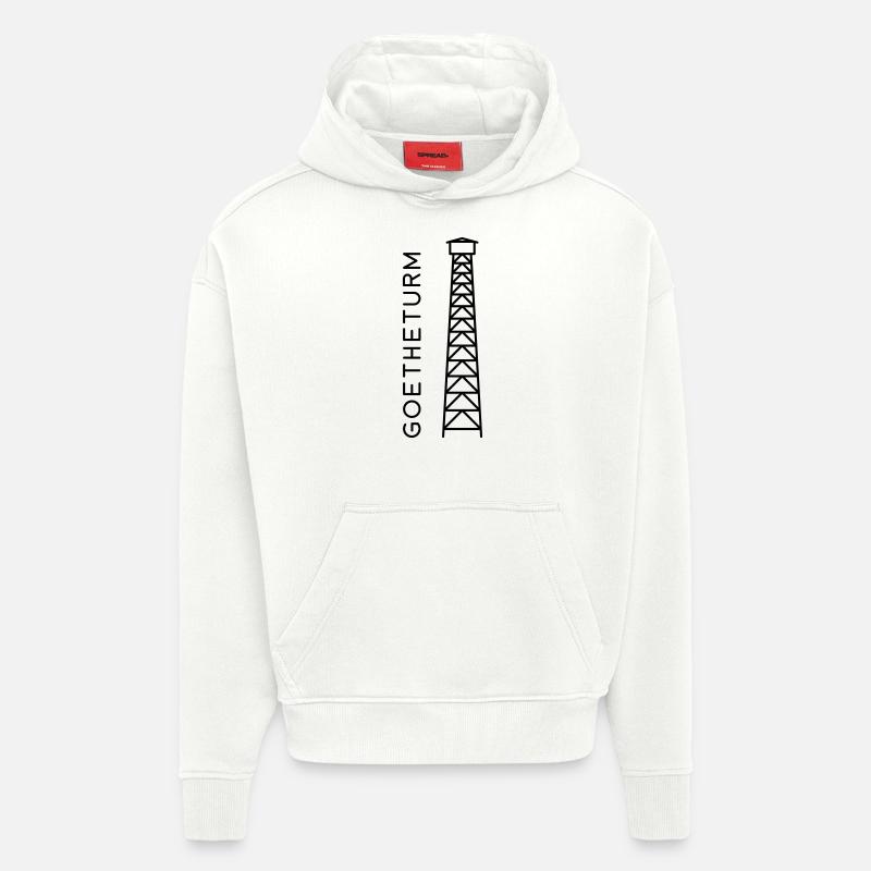 GOETHETURM - Hoodie- made by SPREAD  - OFF WHITE