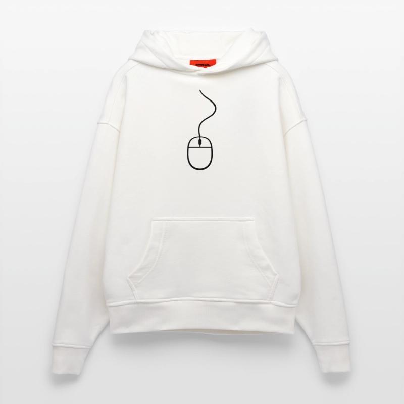 control mouse click computer cable pc computer onl Hoodie- made by SPREAD 