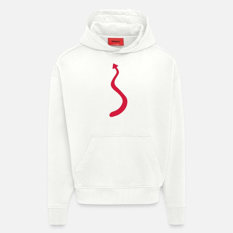 Teufel - Hoodie- made by SPREAD  - OFF WHITE