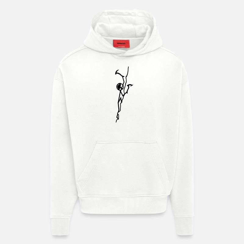 Eisklettern - Hoodie- made by SPREAD  - OFF WHITE