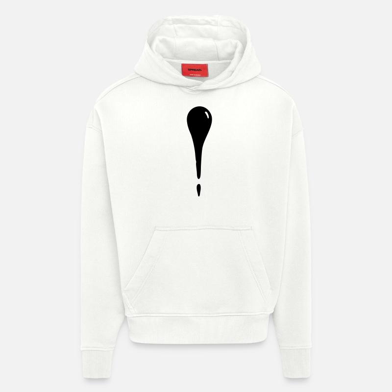 Wassertropfen - Träne - Hoodie- made by SPREAD  - OFF WHITE