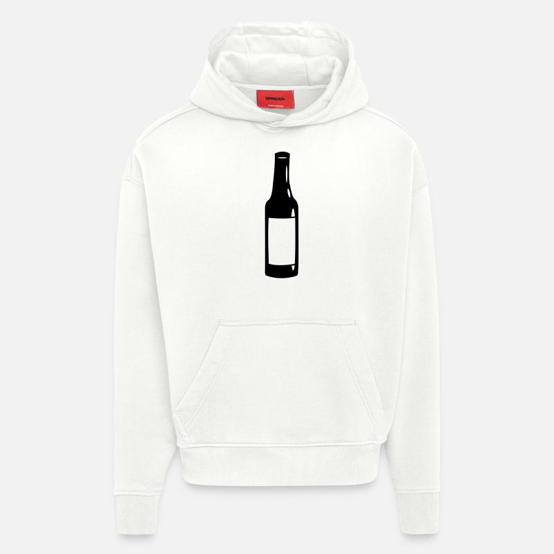 Bier / Flasche Design - Hoodie- made by SPREAD  - OFF WHITE