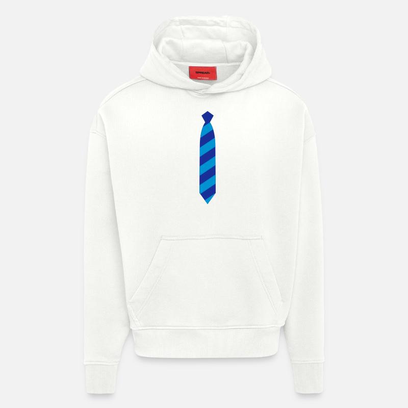Krawatte - Hoodie- made by SPREAD  - OFF WHITE