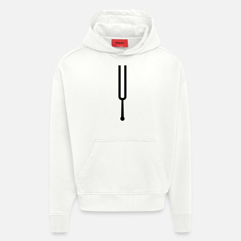Stimmgabel - Hoodie- made by SPREAD  - OFF WHITE