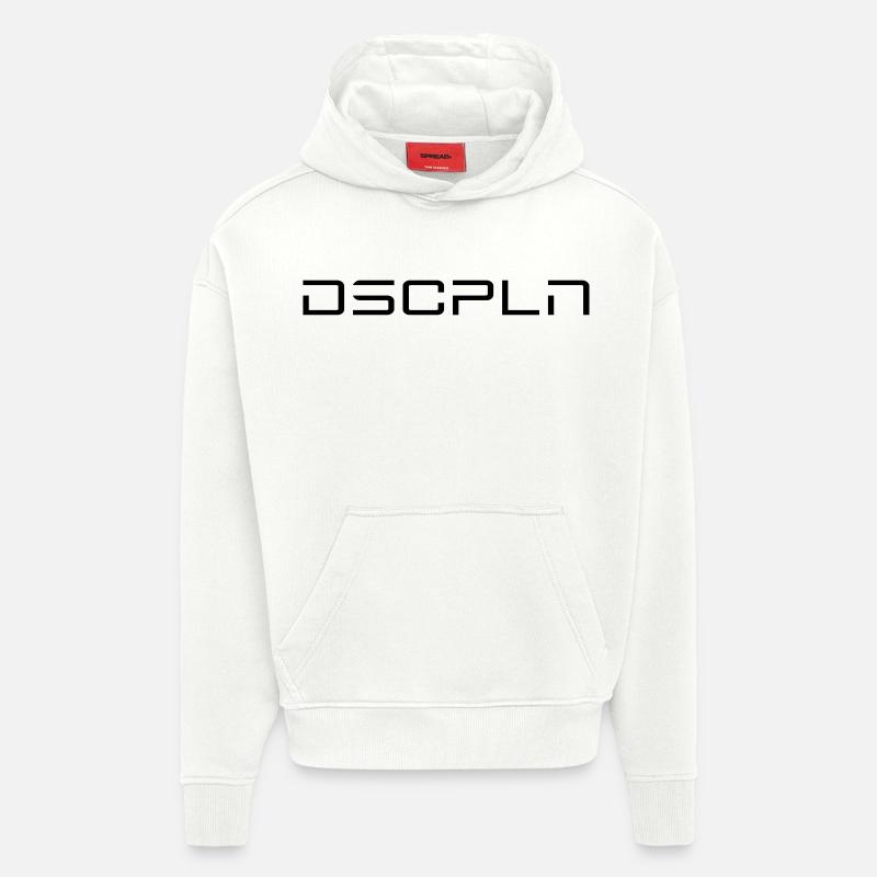 DSCPLN - Sweat à capuche bio épais oversize fabriqué en UE - OFF WHITE