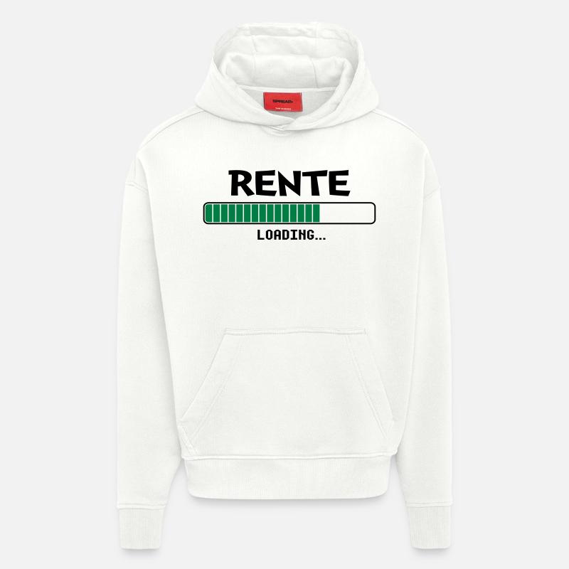 Rente loading Ladebalken - Hoodie- made by SPREAD  - OFF WHITE