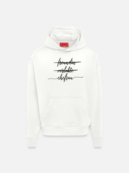 ehefrau - Hoodie- made by SPREAD - OFF WHITE