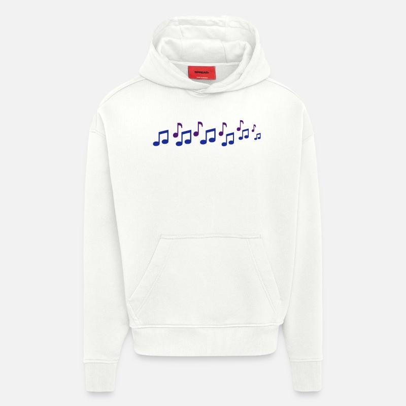 Note - Hoodie- made by SPREAD  - OFF WHITE